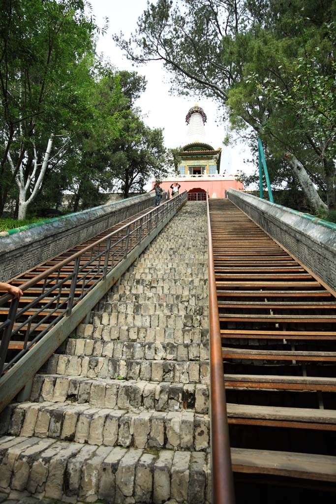 Foto, materiell, befreit, Landschaft, Bild, hat Foto auf Lager,Beihai Park White Tower, , , , 