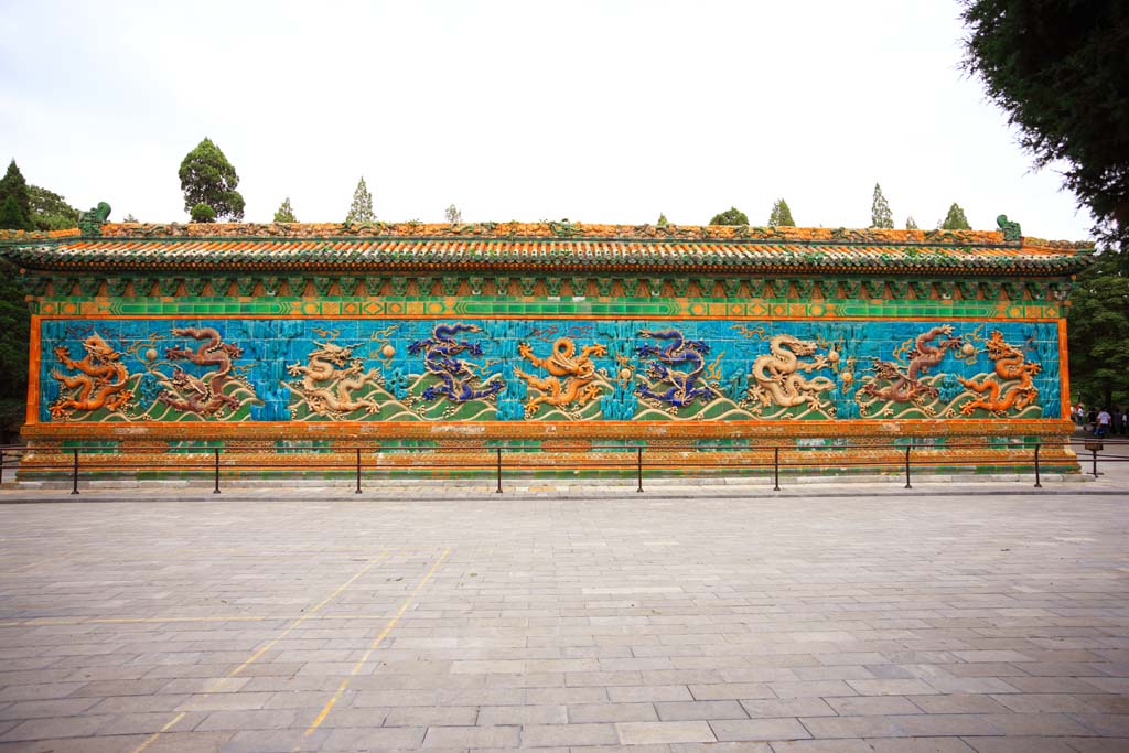 Foto, materiell, befreit, Landschaft, Bild, hat Foto auf Lager,Beihai Park Kowloon Wand, , , , 