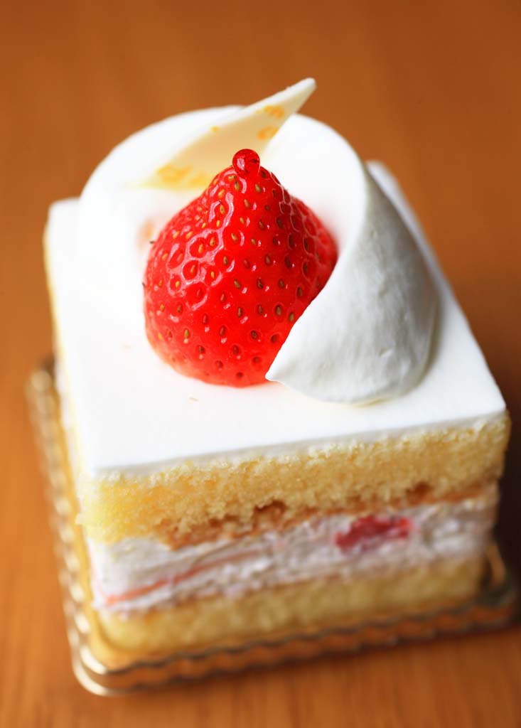 ゆんフリー写真素材集 No イチゴのショートケーキ 日本 東京