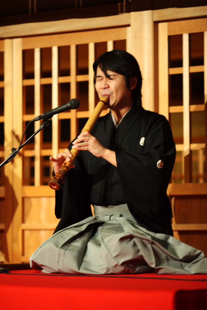photo,material,free,landscape,picture,stock photo,Creative Commons,Shakuhachi Concert, , , , 