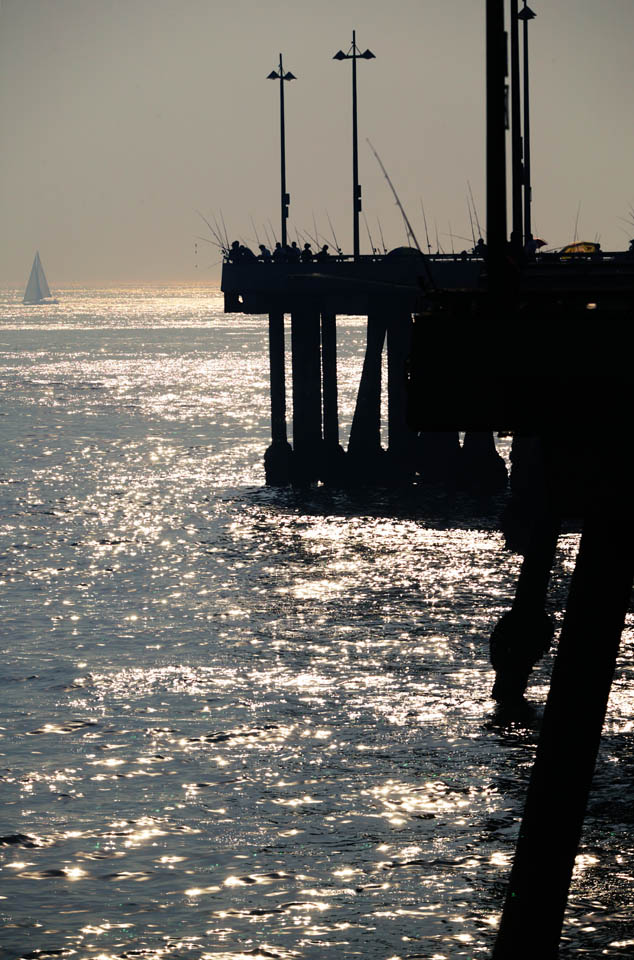 photo, la matire, libre, amnage, dcrivez, photo de la rserve,L'aprs-midi de pcheurs, canne  pche, mer, yacht, horizon