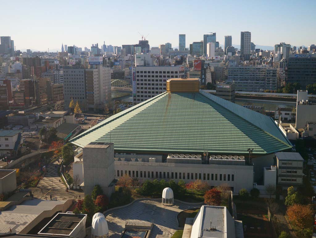 Foto, materieel, vrij, landschap, schilderstuk, bevoorraden foto,Ryogoku Kokugikan, , , , 