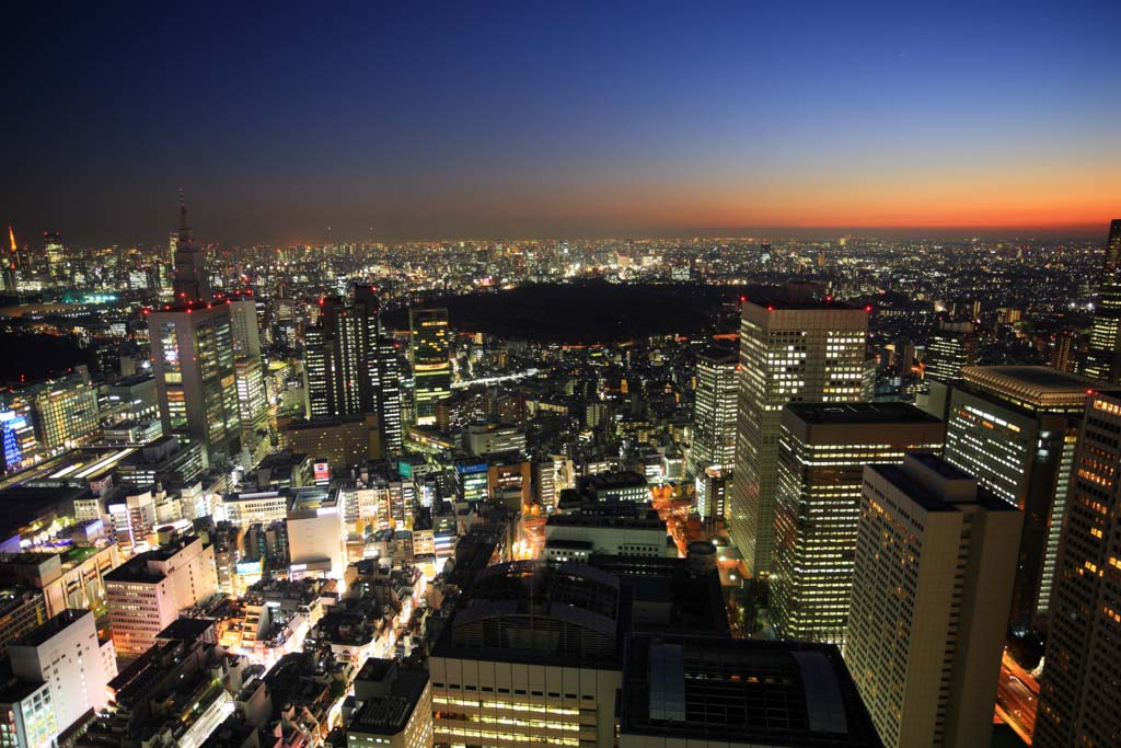 fotografia, materiale, libero il panorama, dipinga, fotografia di scorta,Lo skyline di Shinjuku, , , , 