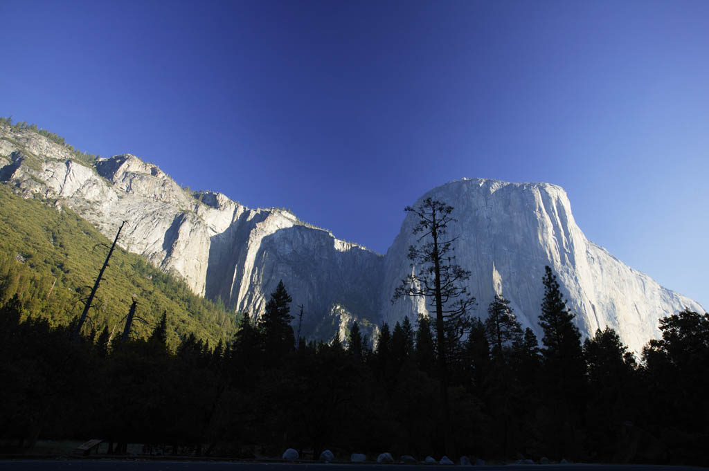 Foto, materiell, befreit, Landschaft, Bild, hat Foto auf Lager,El Capitan, Klippe, Stein, Granit, Das Klettern