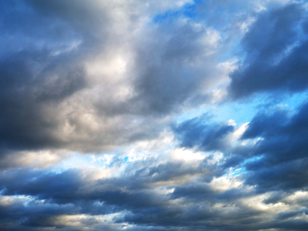 Foto, materieel, vrij, landschap, schilderstuk, bevoorraden foto,Op de avond van clouds, , , , 