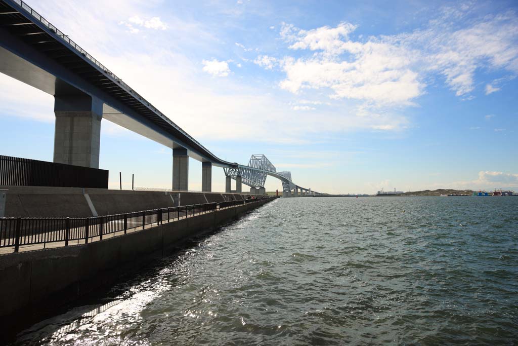 Foto, materieel, vrij, landschap, schilderstuk, bevoorraden foto,Gate Bridge, , , , 