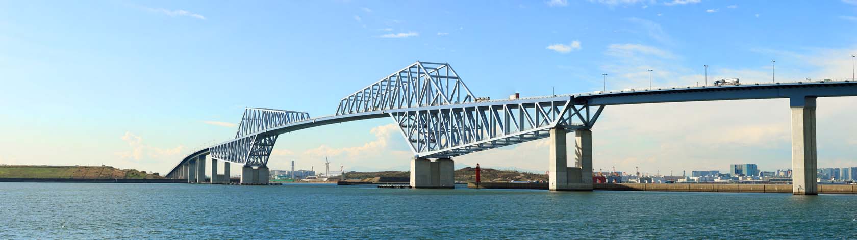 Foto, materieel, vrij, landschap, schilderstuk, bevoorraden foto,Gate Bridge, , , , 