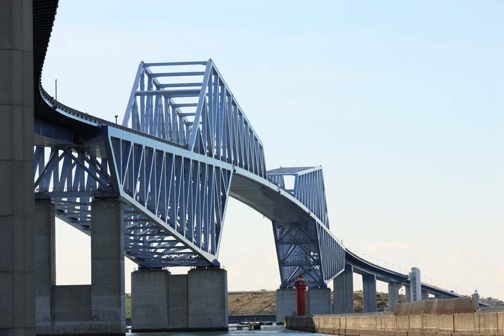 Foto, materieel, vrij, landschap, schilderstuk, bevoorraden foto,Gate Bridge, , , , 