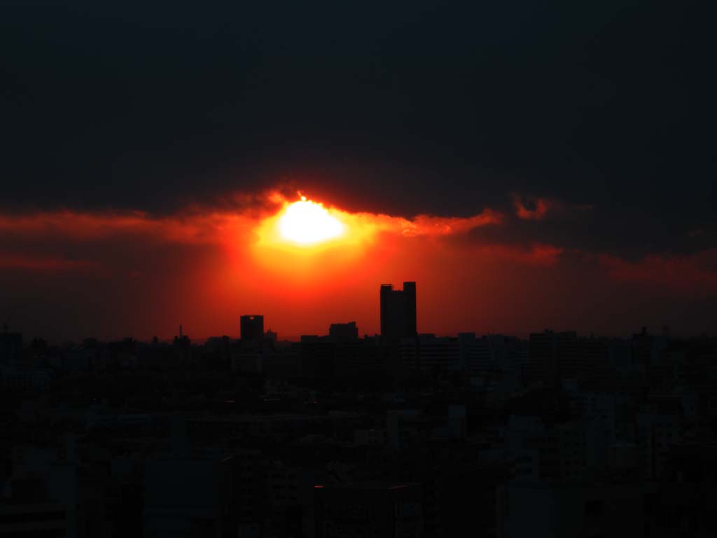 Foto, materieel, vrij, landschap, schilderstuk, bevoorraden foto,Toen de aardbeving Oosten Tokyo, , , , 