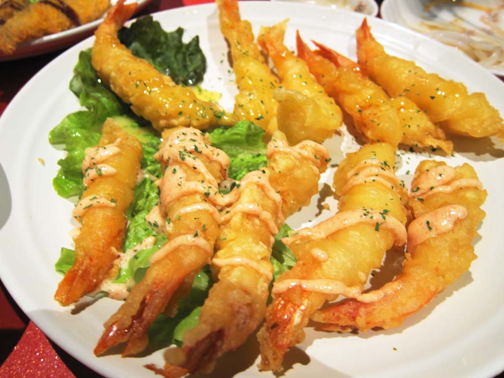 Foto, materiell, befreit, Landschaft, Bild, hat Foto auf Lager,Das Shrimp Tempura, , , , 