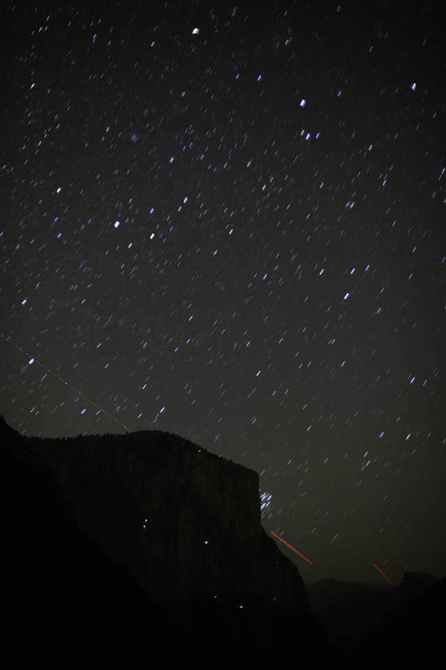 fotografia, materiale, libero il panorama, dipinga, fotografia di scorta,Stella nella quale cade El Capitan, Scalando, stella, luce, rupe