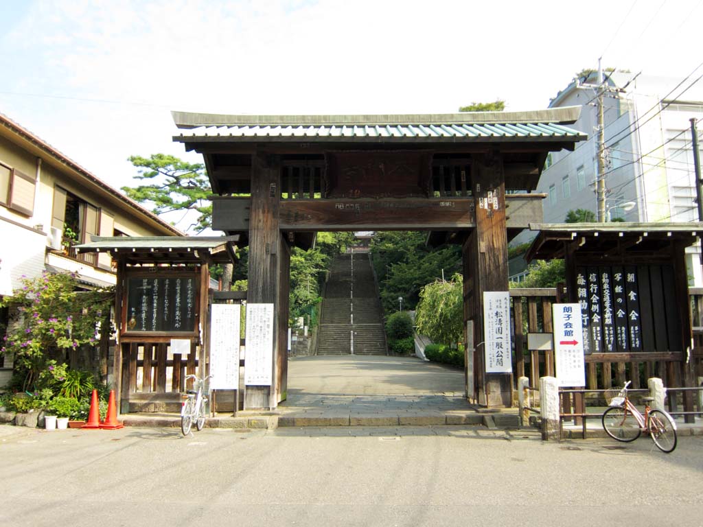 Foto, materieel, vrij, landschap, schilderstuk, bevoorraden foto,Ikegami Honmonji tempel, , , , 