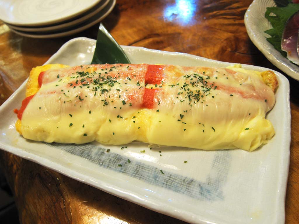 photo,material,free,landscape,picture,stock photo,Creative Commons,Walleye pollack roe omelet, , , , 