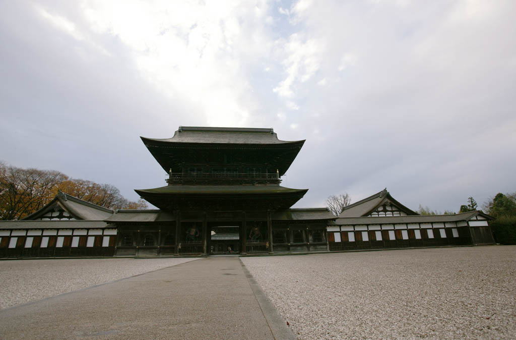 photo,material,free,landscape,picture,stock photo,Creative Commons,Stately gate, Buddhism, Mikado, roof, temple