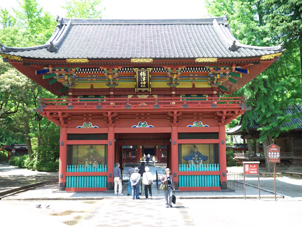 foto,tela,gratis,paisaje,fotografa,idea,Torre del Santuario Nezu gate, , , , 