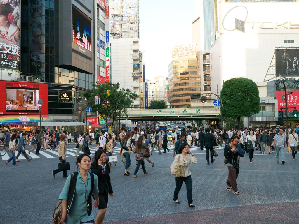 photo,material,free,landscape,picture,stock photo,Creative Commons,Shibuya scrambled intersection, , , , 