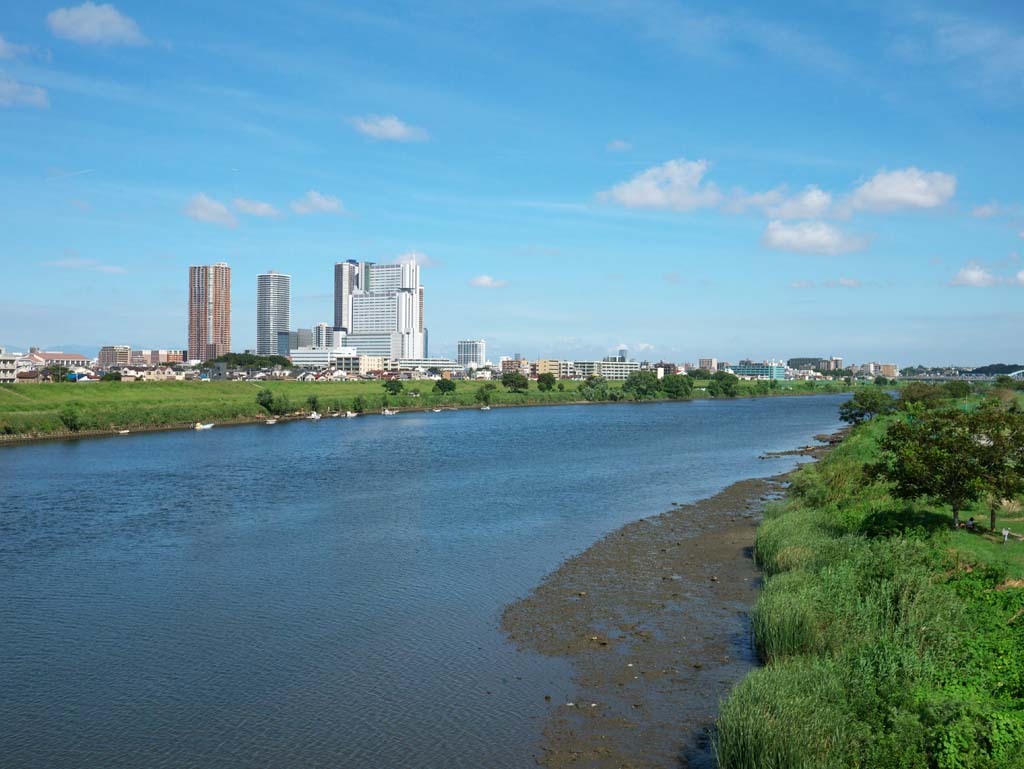 Foto, materiell, befreit, Landschaft, Bild, hat Foto auf Lager,Die Tamagawa, , , , 