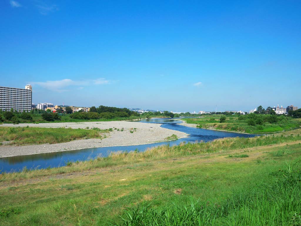 Foto, materiell, befreit, Landschaft, Bild, hat Foto auf Lager,Die Tamagawa, , , , 