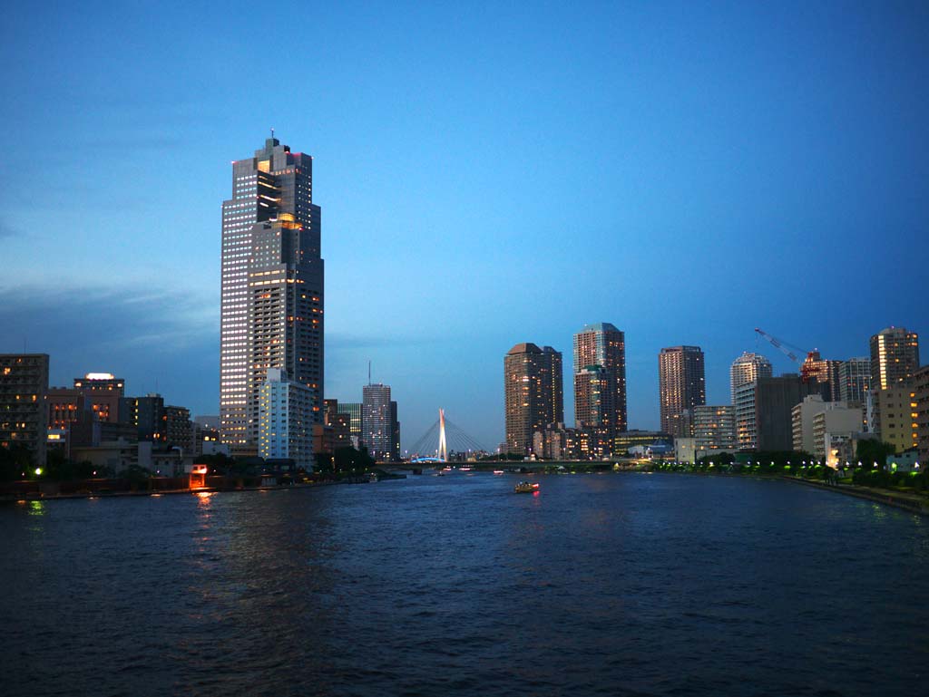 Foto, materiell, befreit, Landschaft, Bild, hat Foto auf Lager,Die Sumida River, , , , 