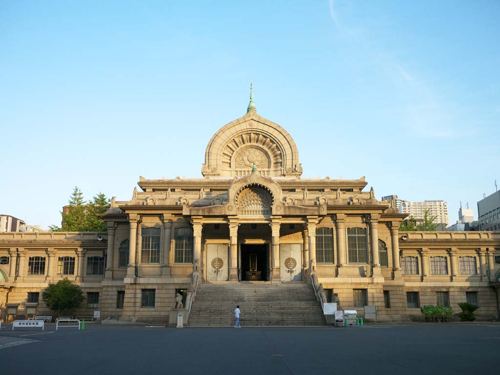 Foto, materieel, vrij, landschap, schilderstuk, bevoorraden foto,Vismarkt Tsukiji Honganji tempel, , , , 