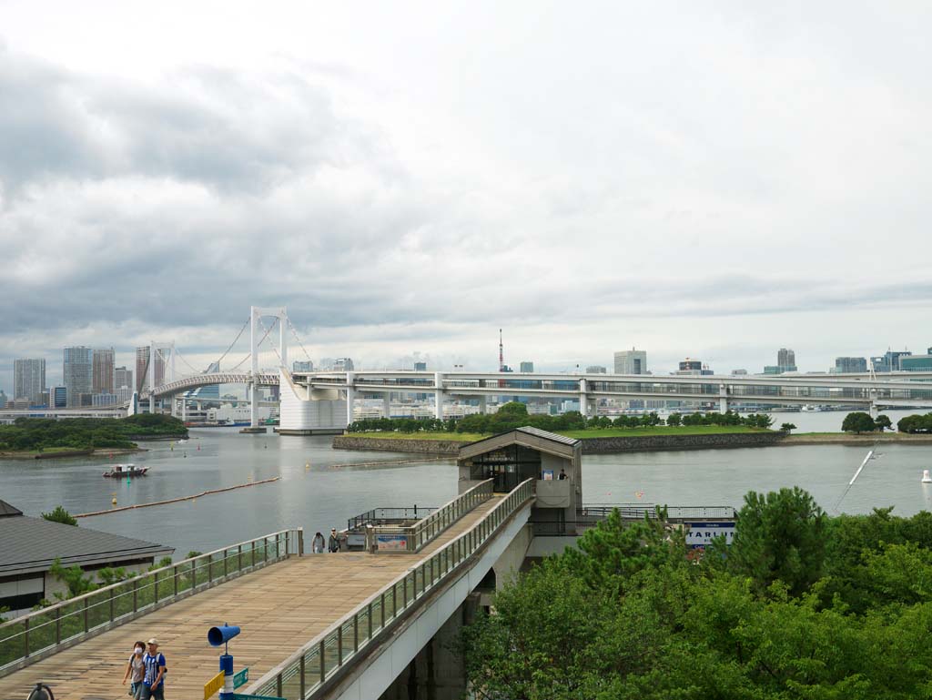 fotografia, materiale, libero il panorama, dipinga, fotografia di scorta,Odaiba, , , , 