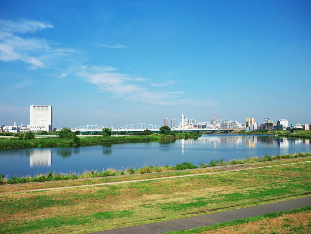 Foto, materiell, befreit, Landschaft, Bild, hat Foto auf Lager,Die Tamagawa, , , , 