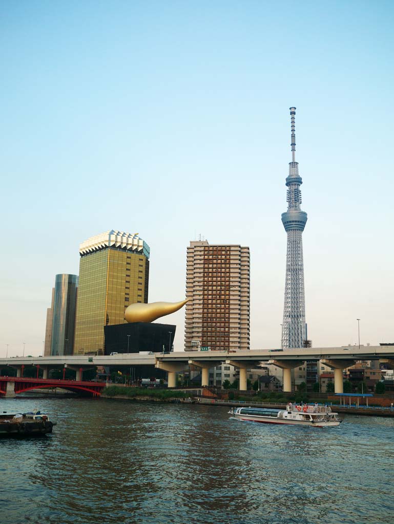 Foto, materiell, befreit, Landschaft, Bild, hat Foto auf Lager,Die Sumida River, , , , 