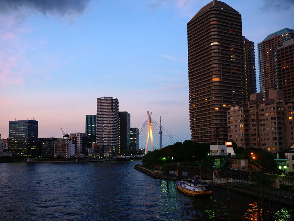 photo,material,free,landscape,picture,stock photo,Creative Commons,The Sumida river, , , , 