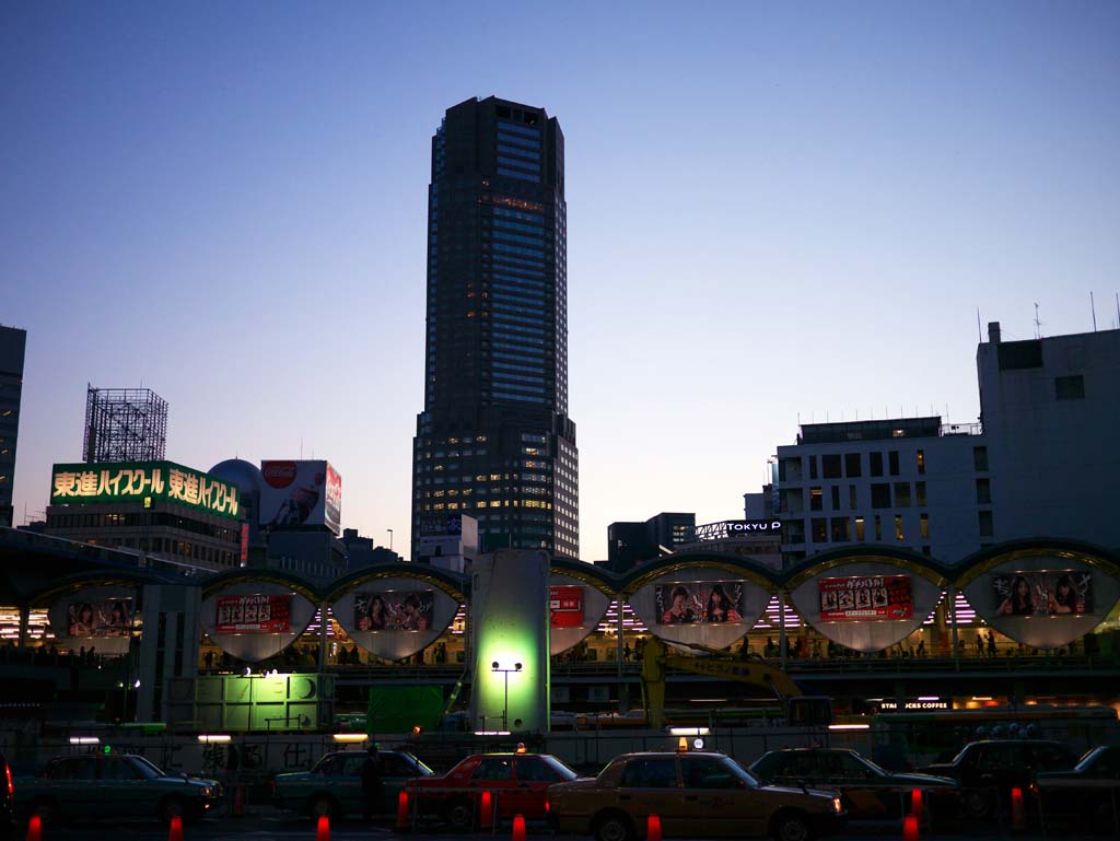 fotografia, materiale, libero il panorama, dipinga, fotografia di scorta,Shibuya, , , , 