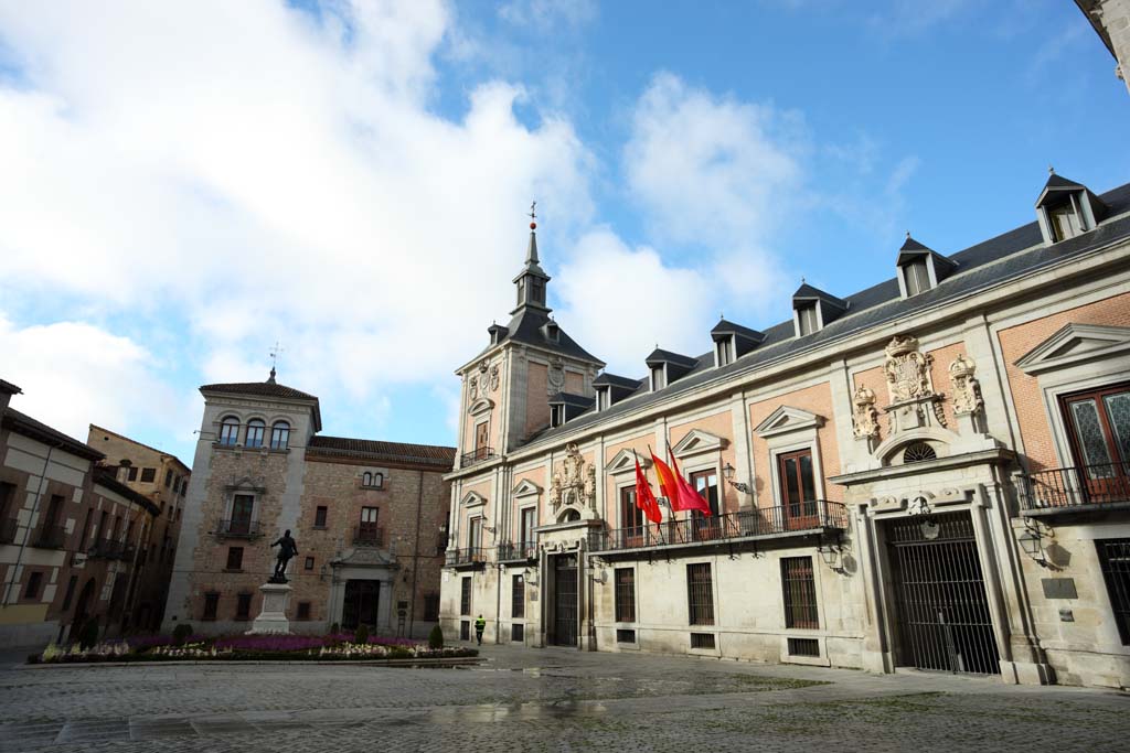 Foto, materieel, vrij, landschap, schilderstuk, bevoorraden foto,De stad Madrid, , , , 