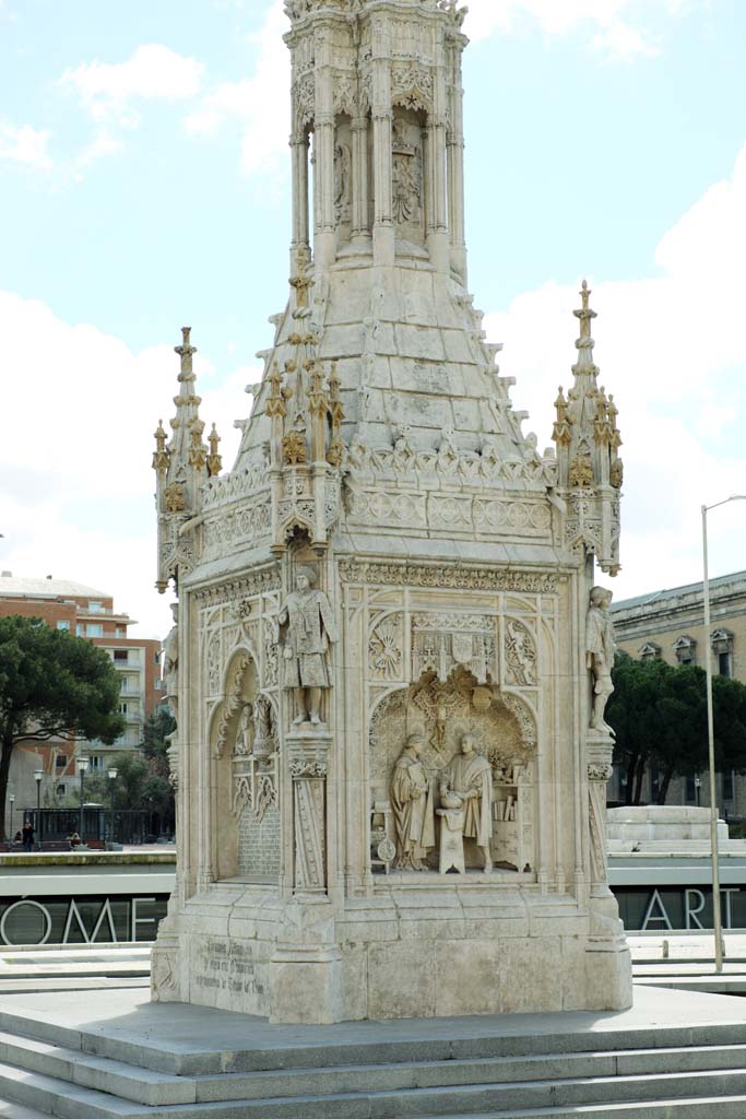 fotografia, materiale, libero il panorama, dipinga, fotografia di scorta,Piazza Colon del monumento di Colombo, , , , 