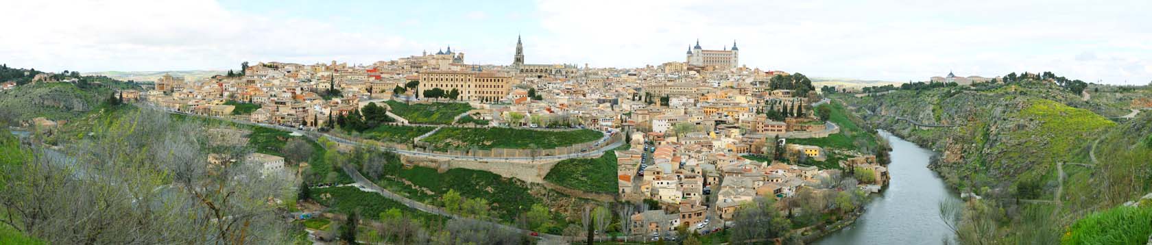 photo,material,free,landscape,picture,stock photo,Creative Commons,A panoramic view of Toledo, , , , 