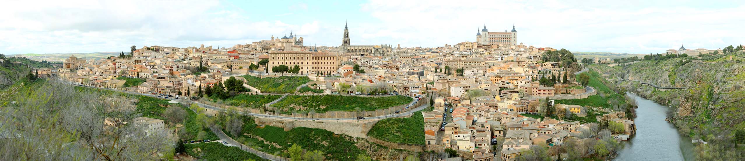 Foto, materiell, befreit, Landschaft, Bild, hat Foto auf Lager,Einen herrlichen Blick auf Toledo, , , , 