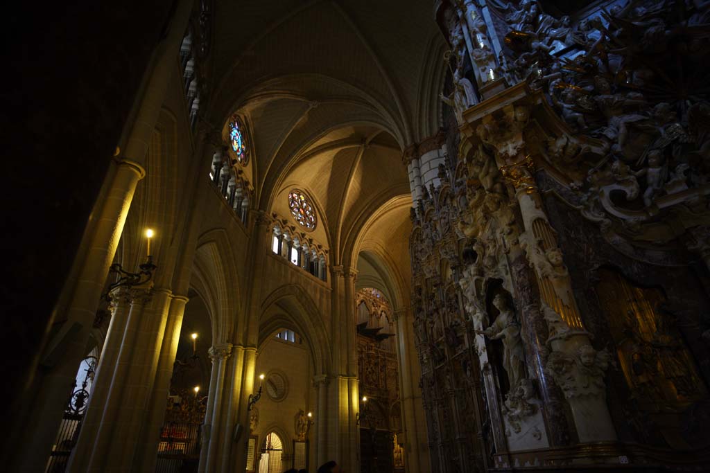 Foto, materiell, befreit, Landschaft, Bild, hat Foto auf Lager,Die Kathedrale von Santa Maria de Toledo, , , , 