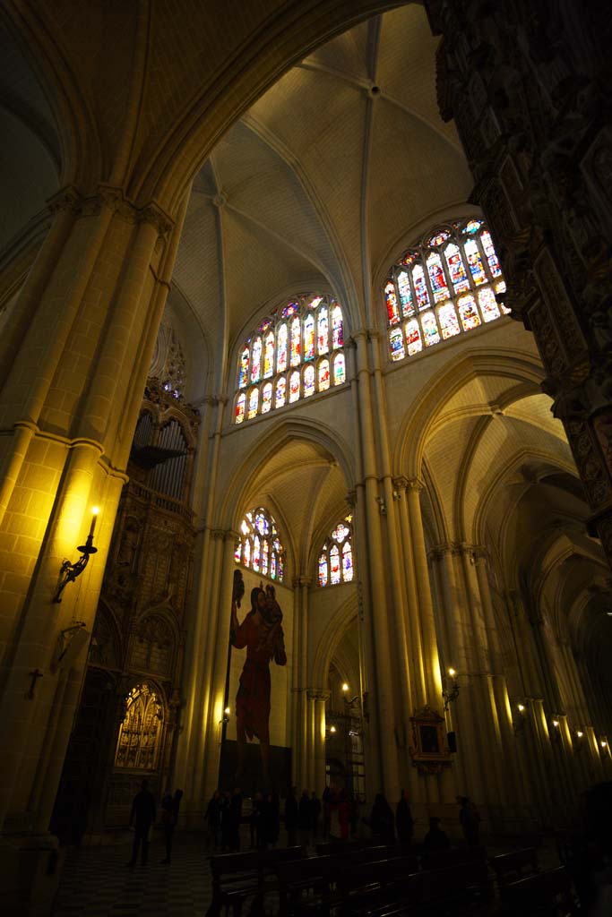 Foto, materiell, befreit, Landschaft, Bild, hat Foto auf Lager,Die Kathedrale von Santa Maria de Toledo, , , , 