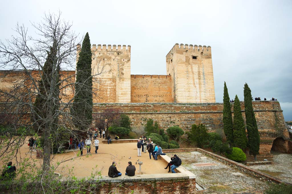 photo,material,free,landscape,picture,stock photo,Creative Commons,Alhambra Palace Alcazaba, , , , 