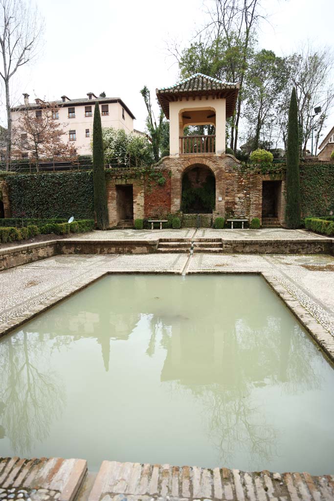 fotografia, materiale, libero il panorama, dipinga, fotografia di scorta,Alhambra Palace Pal giardino Thai, , , , 