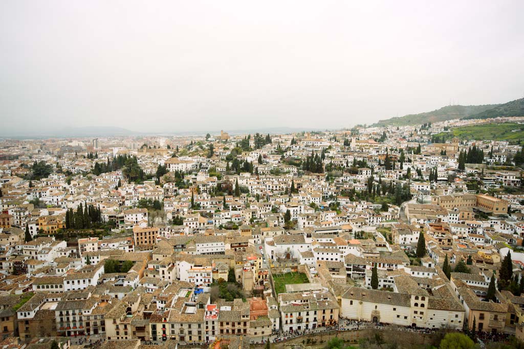 fotografia, materiale, libero il panorama, dipinga, fotografia di scorta,Quartiere albaicin, , , , 