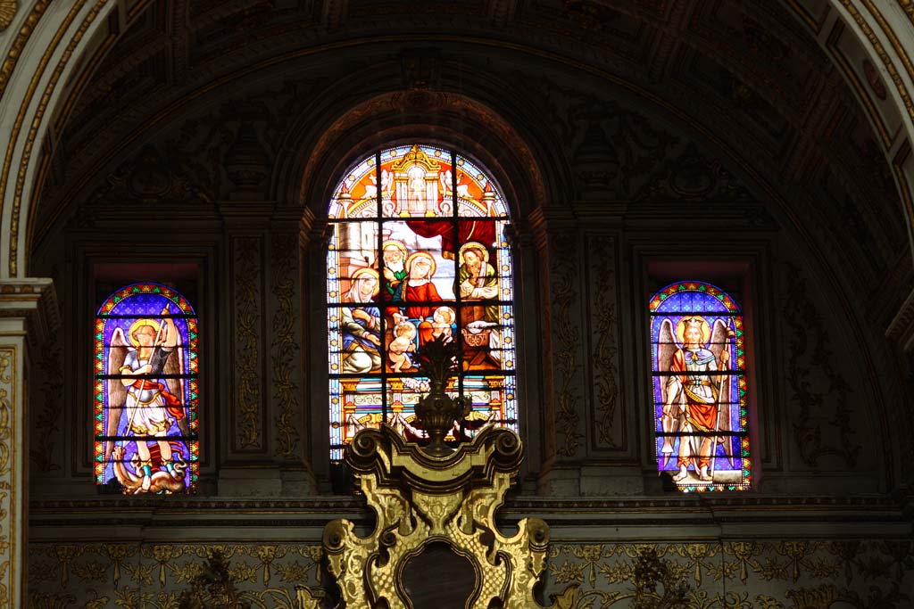 photo,material,free,landscape,picture,stock photo,Creative Commons,The cathedral stained glass, , , , 