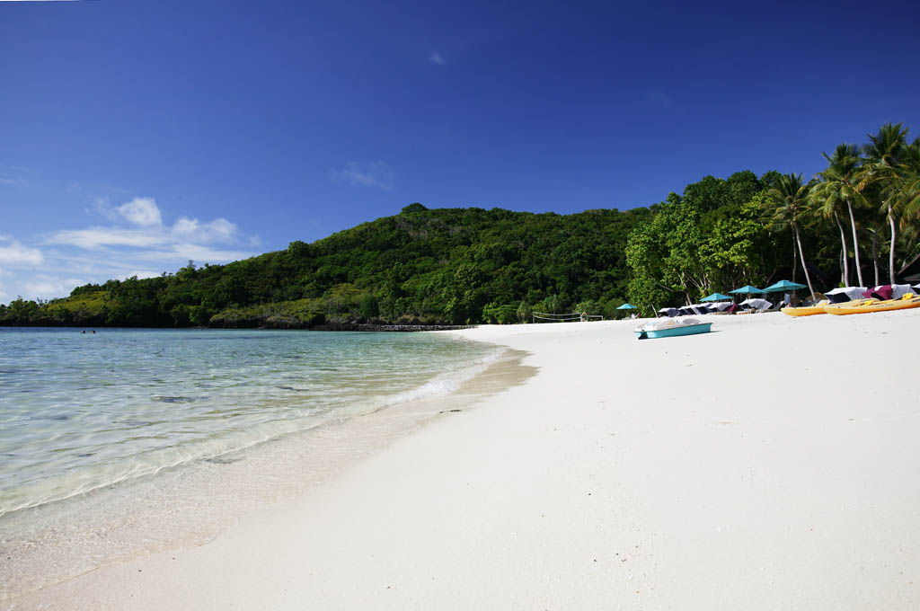 photo,material,free,landscape,picture,stock photo,Creative Commons,A quiet private beach, wave, sandy beach, parasol, The shore