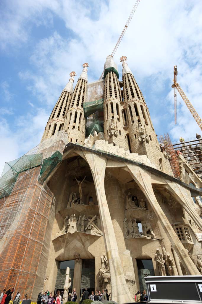 Foto, materiell, befreit, Landschaft, Bild, hat Foto auf Lager,Die Sagrada Familia, , , , 