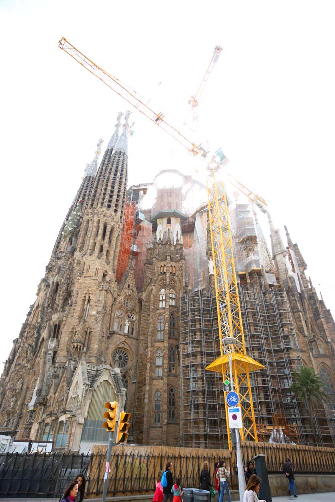 Foto, materiell, befreit, Landschaft, Bild, hat Foto auf Lager,Die Sagrada Familia, , , , 