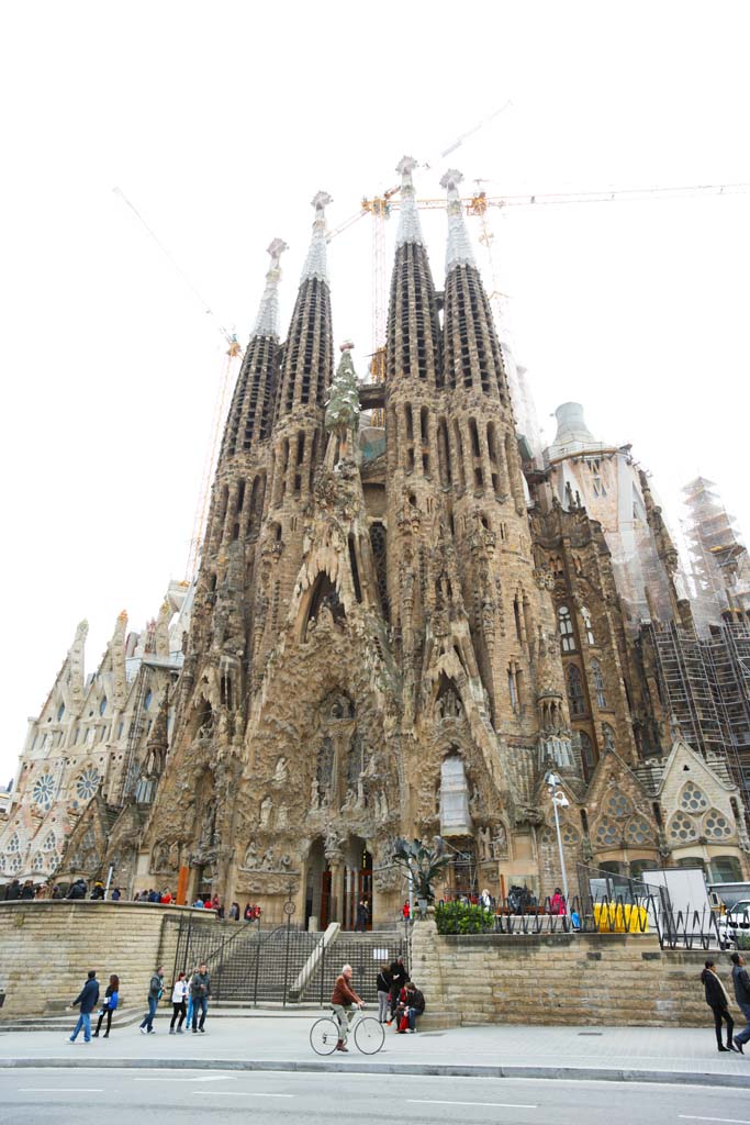 Foto, materiell, befreit, Landschaft, Bild, hat Foto auf Lager,Die Sagrada Familia, , , , 