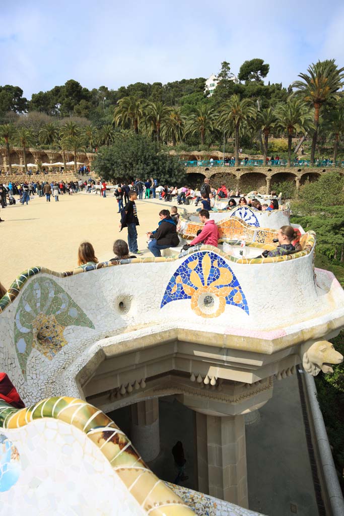 photo,material,free,landscape,picture,stock photo,Creative Commons,Park Guell, , , , 