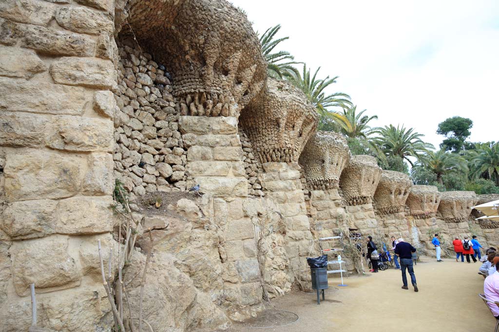 Foto, materieel, vrij, landschap, schilderstuk, bevoorraden foto,Park Guell, , , , 