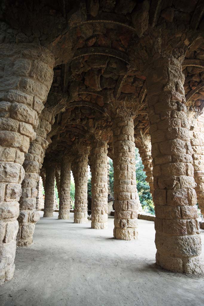 Foto, materiell, befreit, Landschaft, Bild, hat Foto auf Lager,Park Guell, , , , 