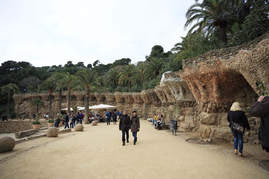 Foto, materiell, befreit, Landschaft, Bild, hat Foto auf Lager,Park Guell, , , , 