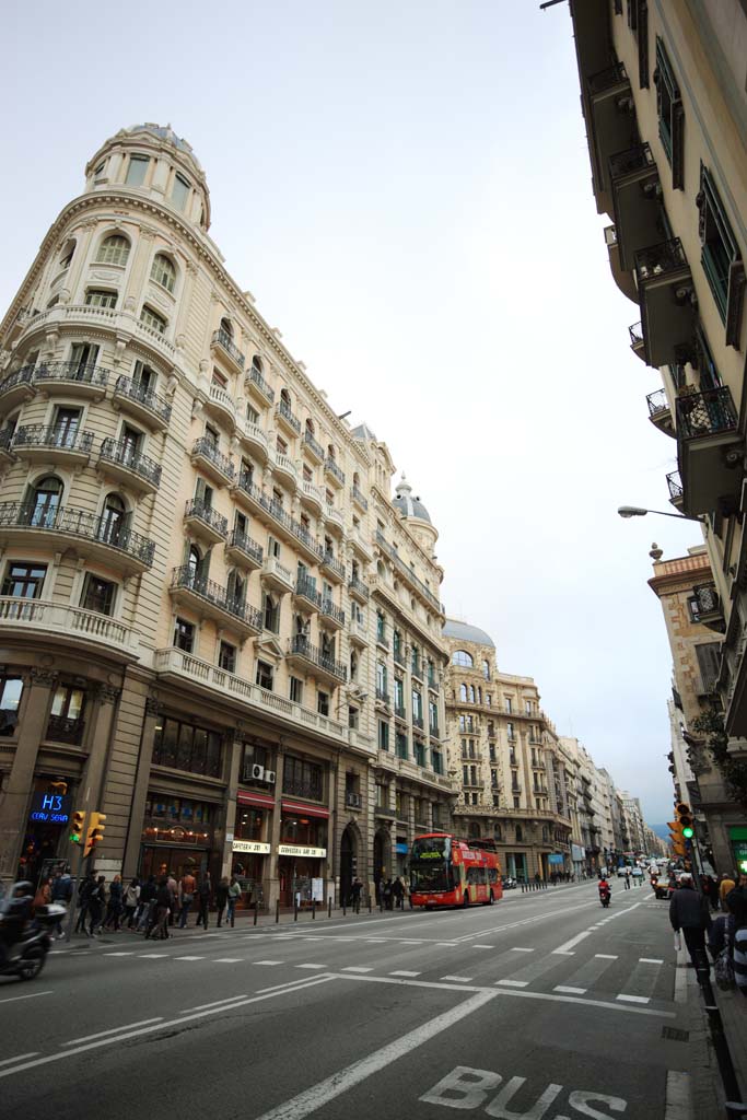 fotografia, materiale, libero il panorama, dipinga, fotografia di scorta,Barcellona, , , , 