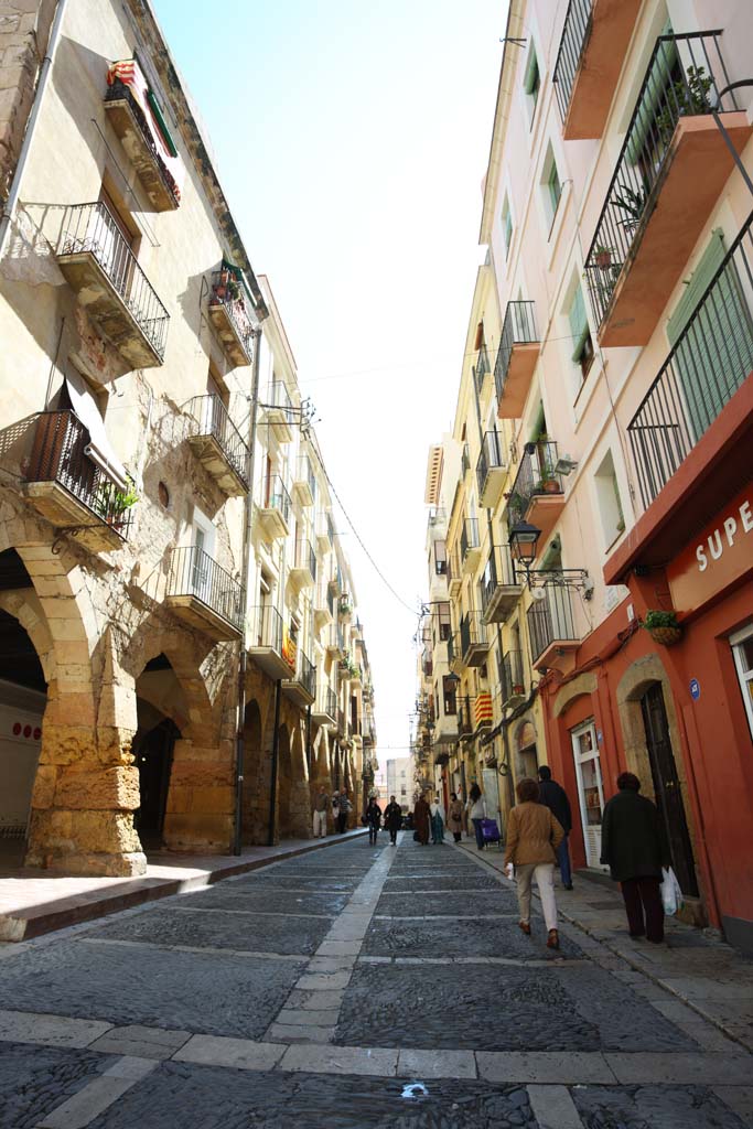 fotografia, materiale, libero il panorama, dipinga, fotografia di scorta,La citt di Tarragona, , , , 