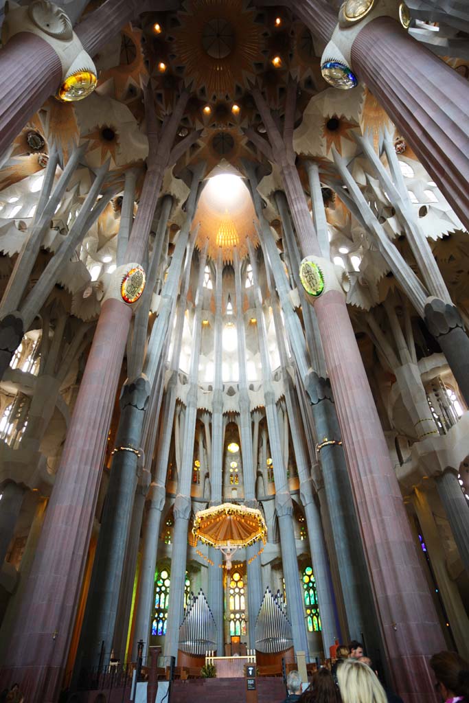 Foto, materieel, vrij, landschap, schilderstuk, bevoorraden foto,De Sagrada Familia!, , , , 